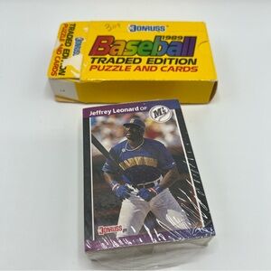 1989 Donruss Baseball Traded Edition‎ Box – Cards Sealed, Box Partially Torn